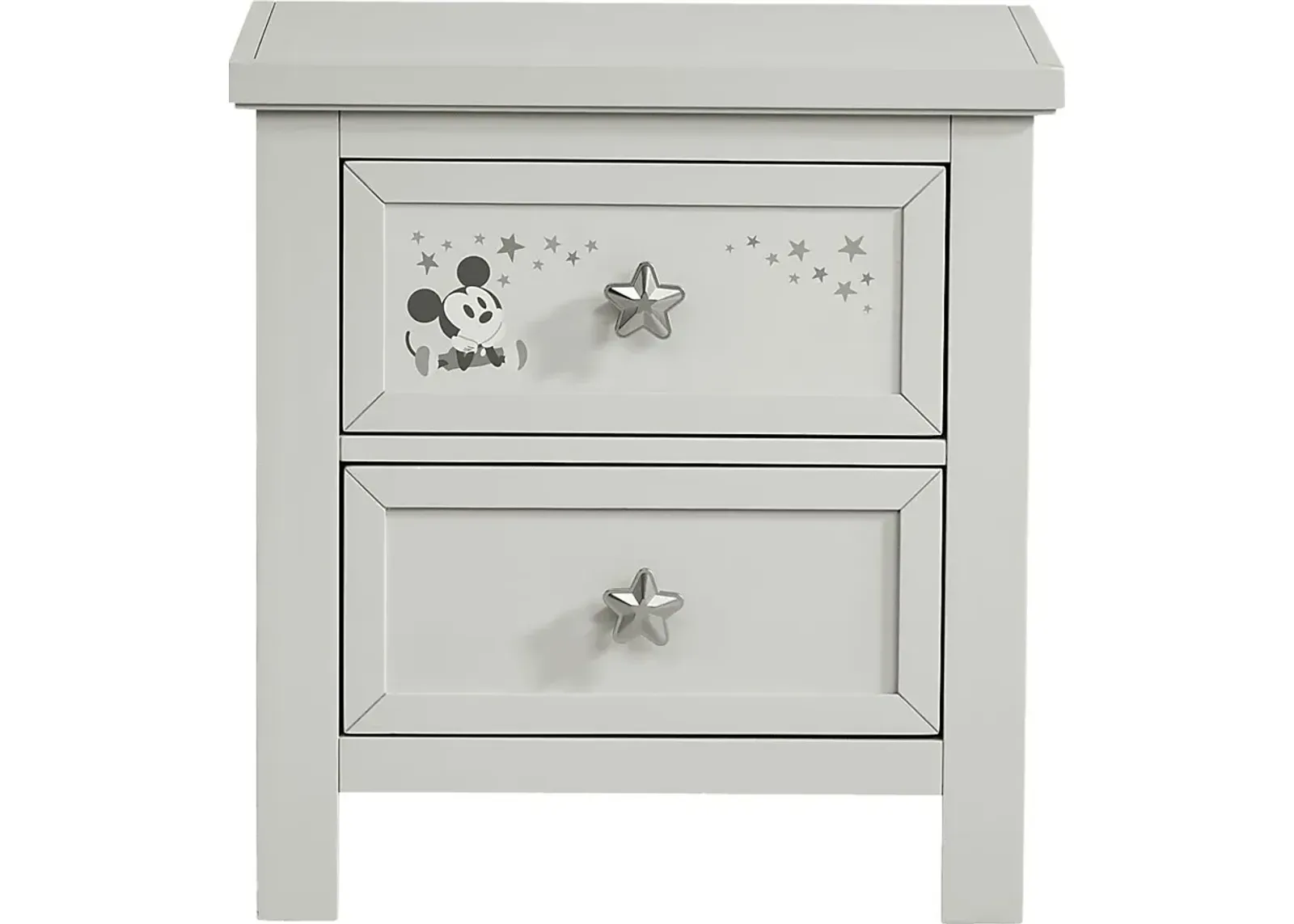 Kids Starry Dreams with Mickey Mouse Gray Nightstand