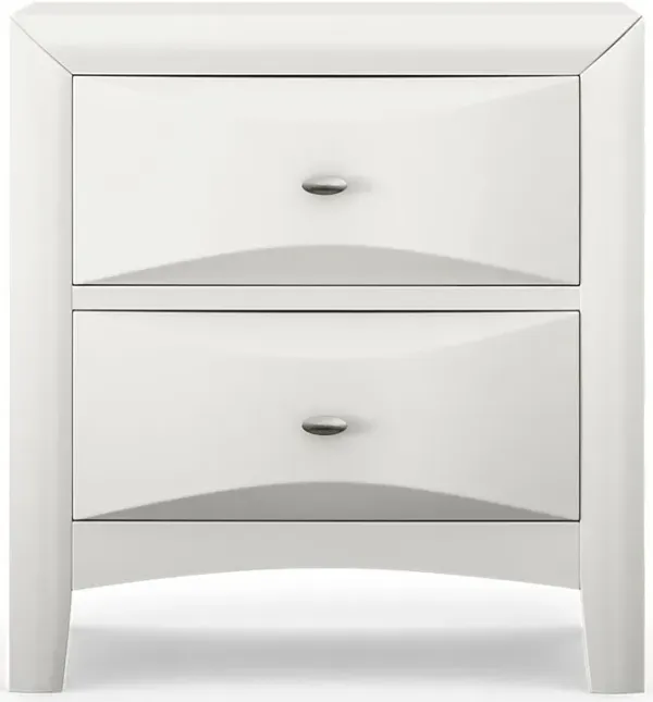 Kids Ivy League 2.0 White Nightstand