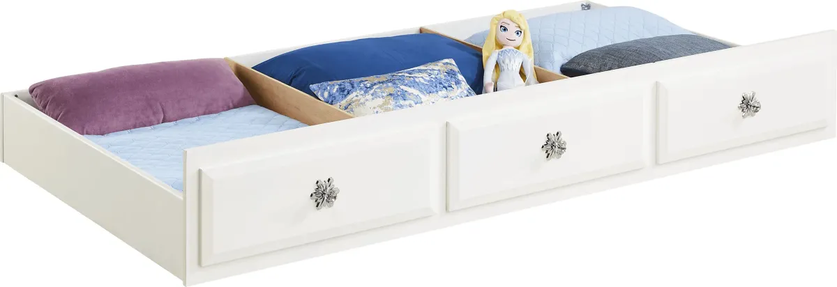 Disney Frozen Ice White Twin Storage Trundle