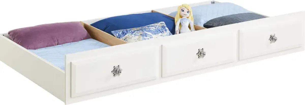 Disney Frozen Ice White Twin Storage Trundle