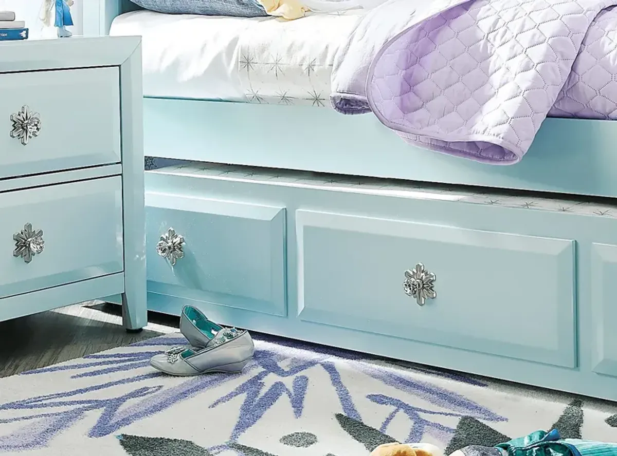 Disney Frozen Ice Blue Twin Storage Trundle