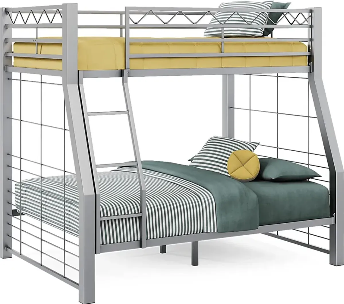 Build-A-Bunk Gray Twin/Full Bunk Bed