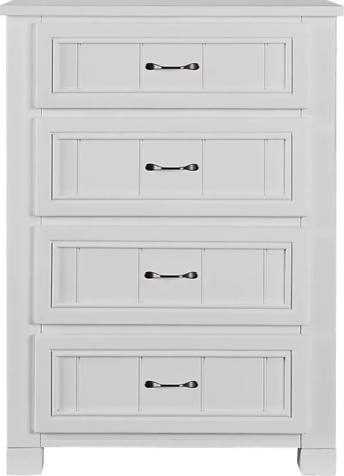 Kids Cottage Colors White 5 Pc Twin Panel Bedroom