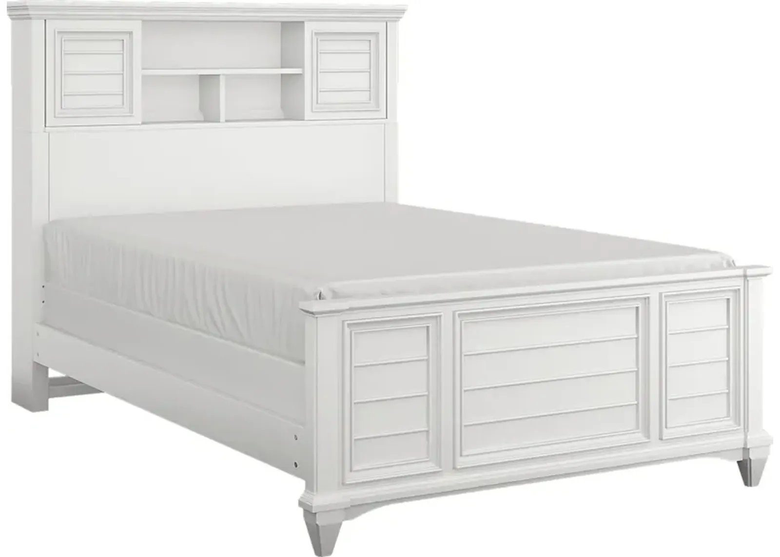 Kids Hilton Head White 3 Pc Full Bookcase Bed