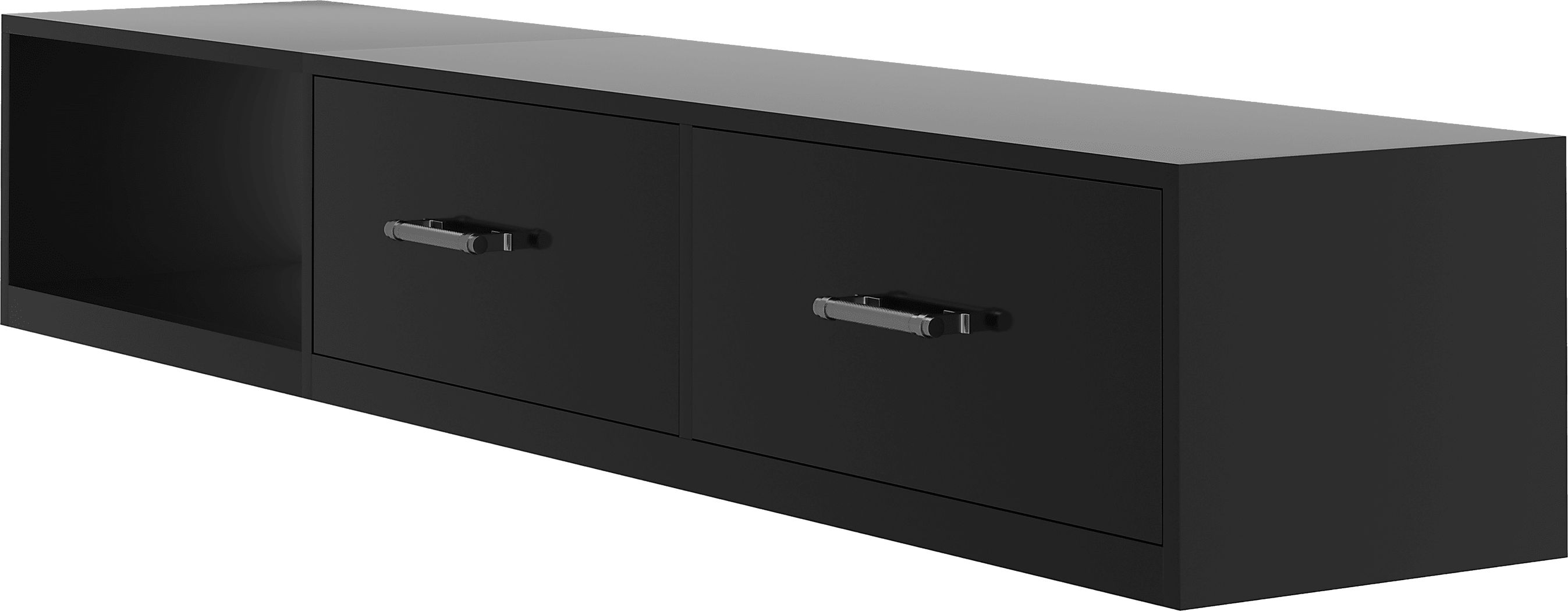 Kids Carbon Optix Black Reversible Underbed Storage Drawers