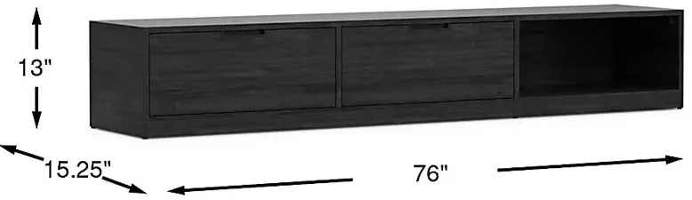 Kids Northridge Drive Charcoal Underbed Storage Drawers