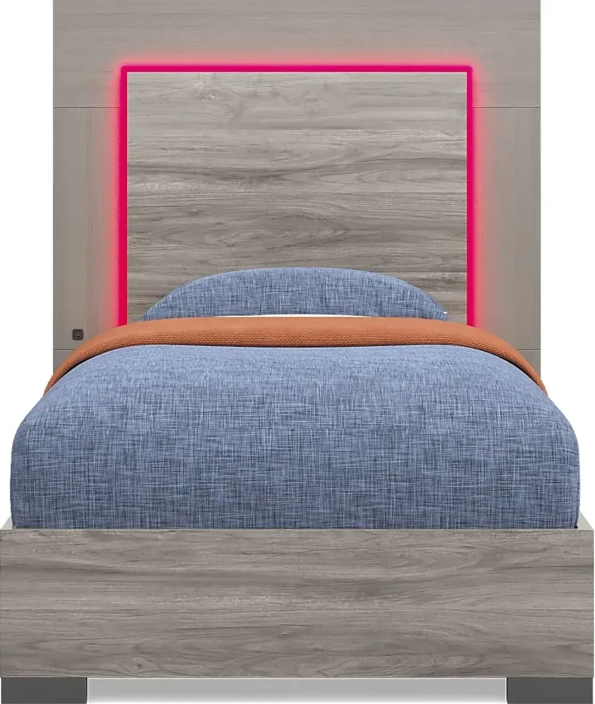Kids Park Peak Gray Twin XL Panel Bedroom