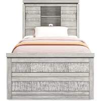 Kids Westover Hills Jr. Reclaimed Gray 3 Pc Twin Bookcase Bed
