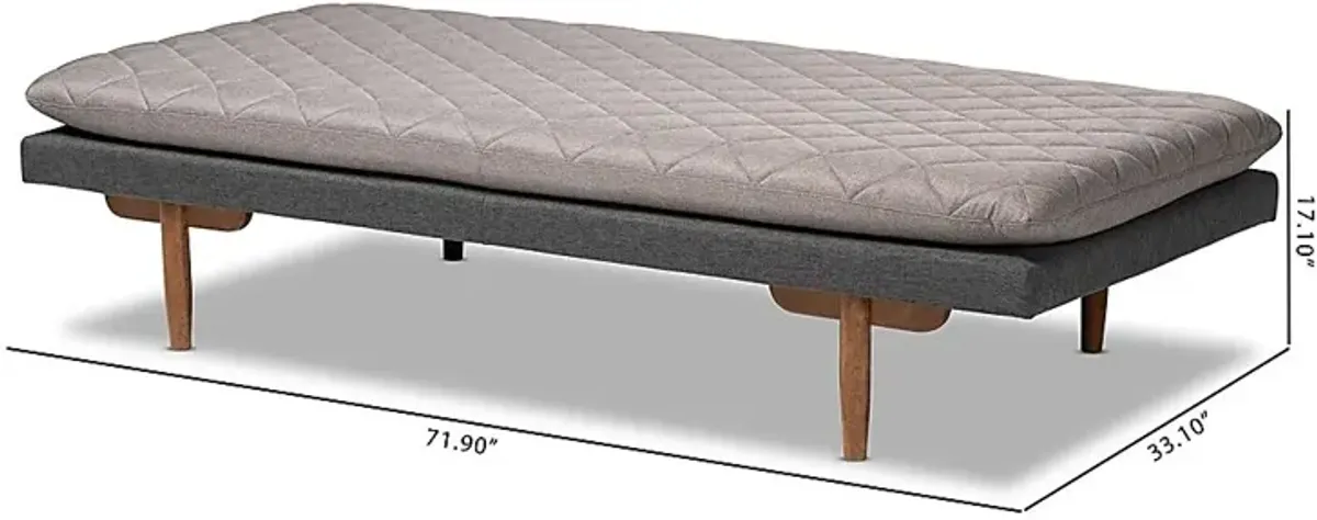 Galeton Court Dark Gray Daybed