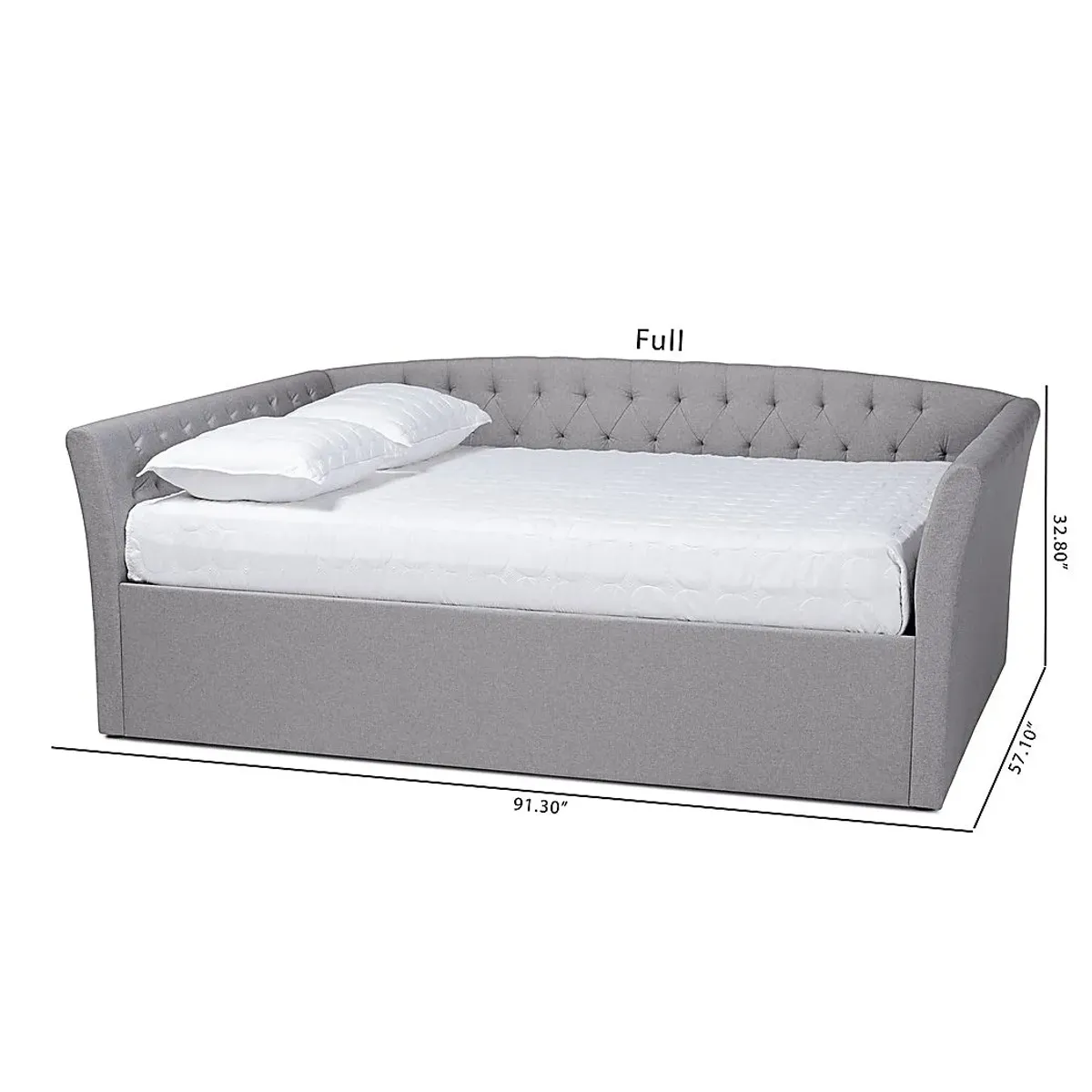 Admiral Lane Light Gray Daybed