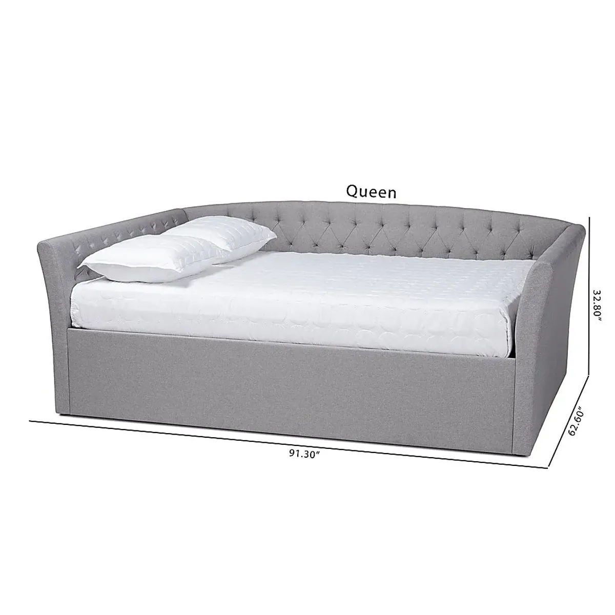 Admiral Lane Light Gray Daybed