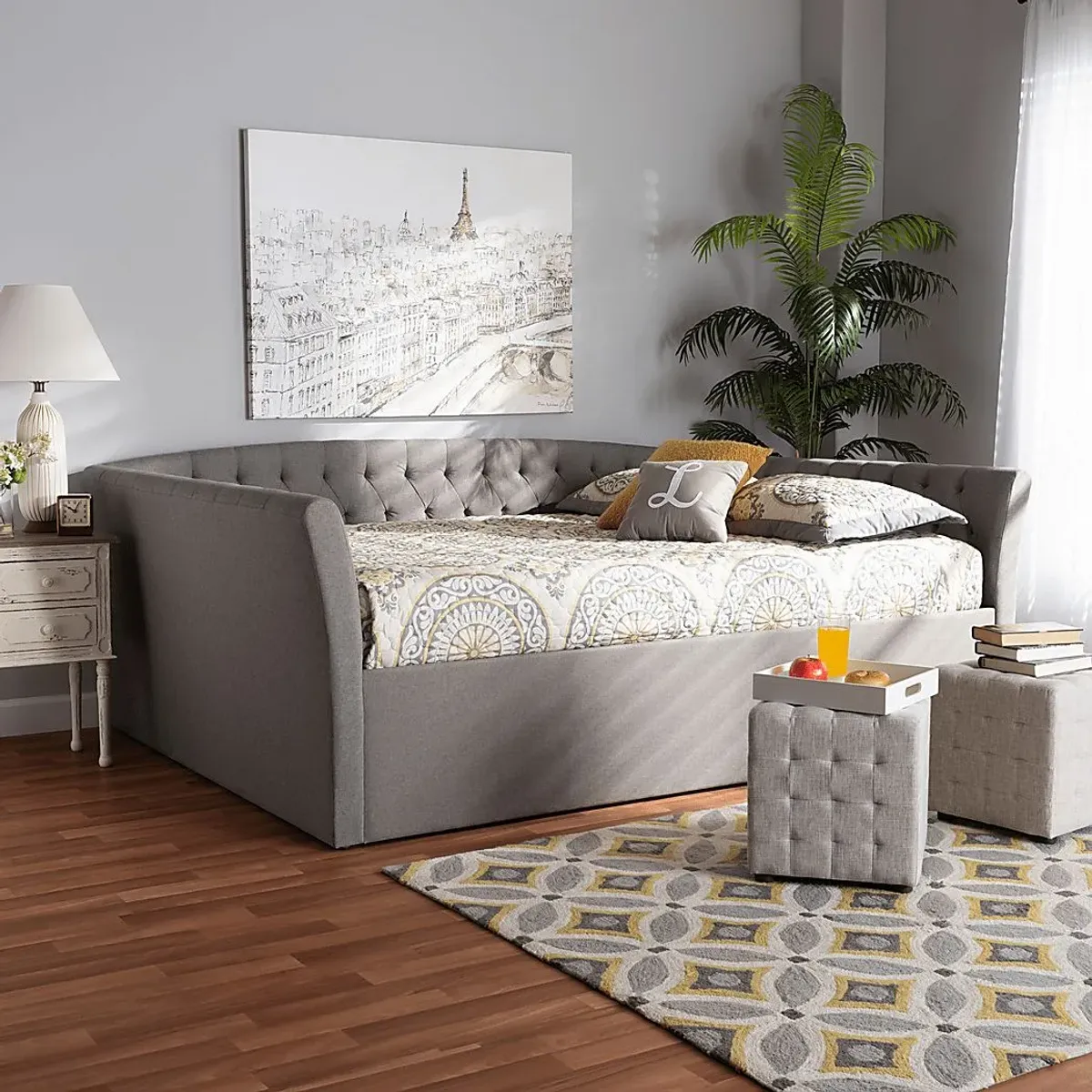 Admiral Lane Light Gray Daybed