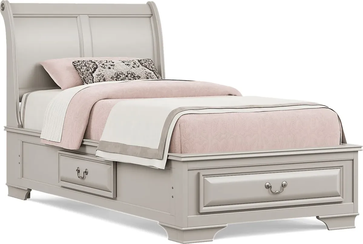 Kids Mill Valley Jr. White Twin Storage Bedroom