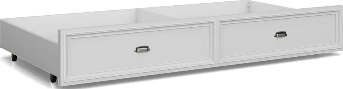 Kids Hilton Head White Twin Storage Trundle