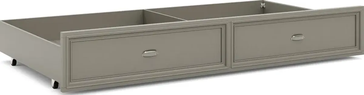 Kids Hilton Head Gray Twin Storage Trundle