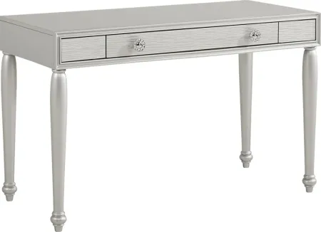 Evangeline Silver Vanity Desk