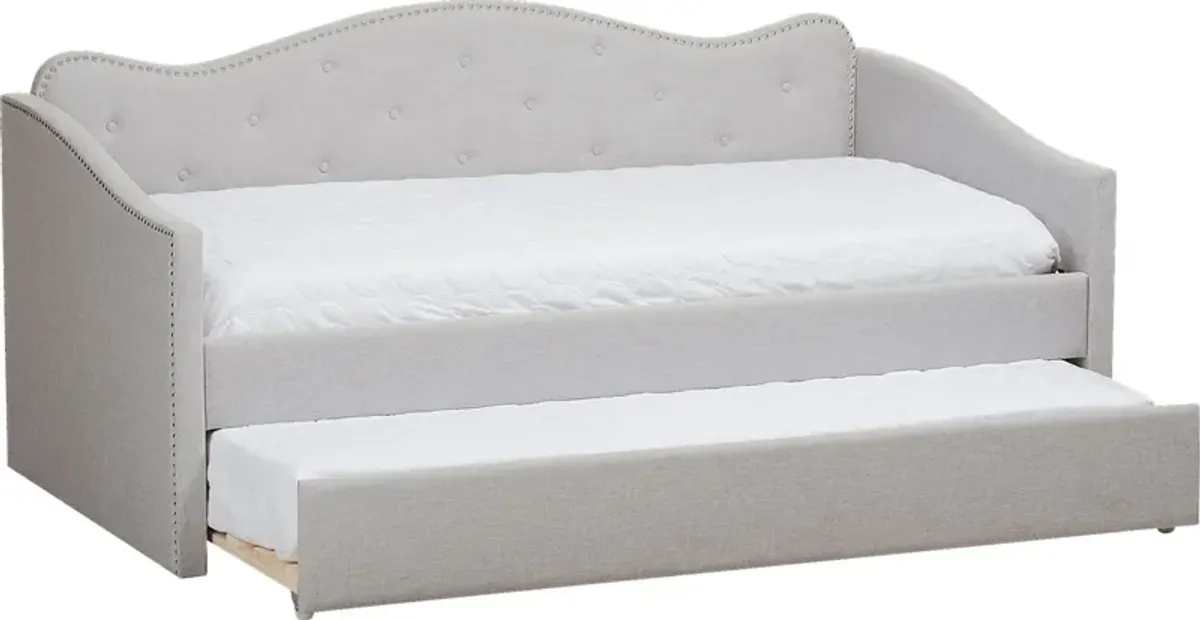 Gawaine Gray Daybed with Trundle