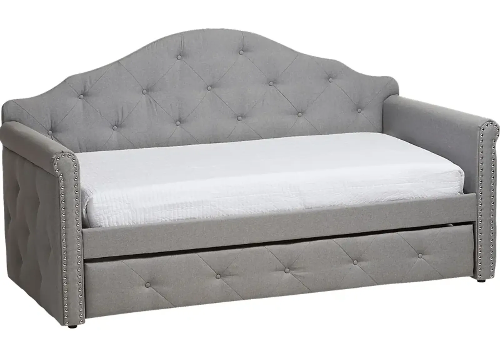 Capson Gray Daybed with Trundle