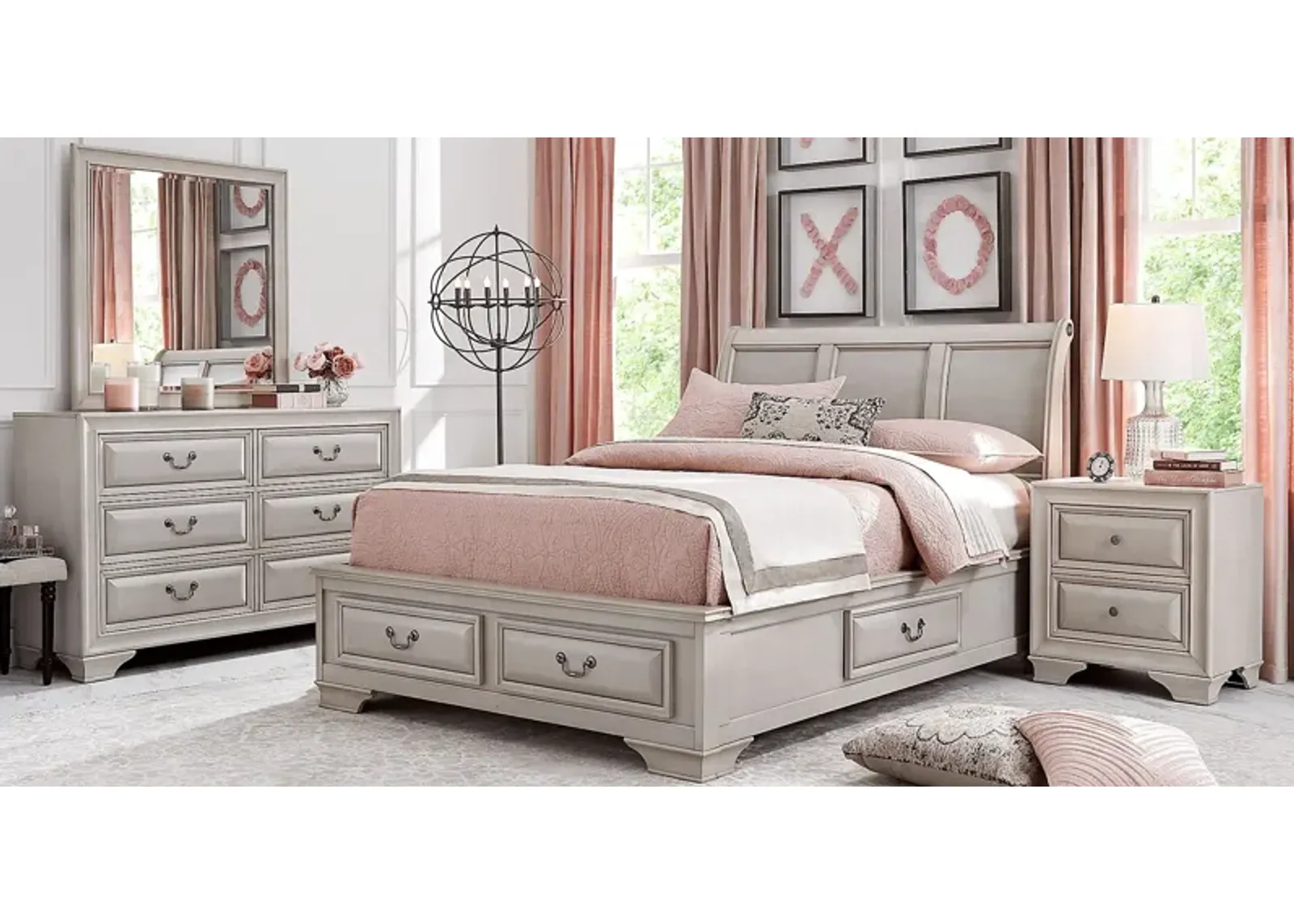 Kids Mill Valley Jr. White 5 Pc Full Storage Bedroom