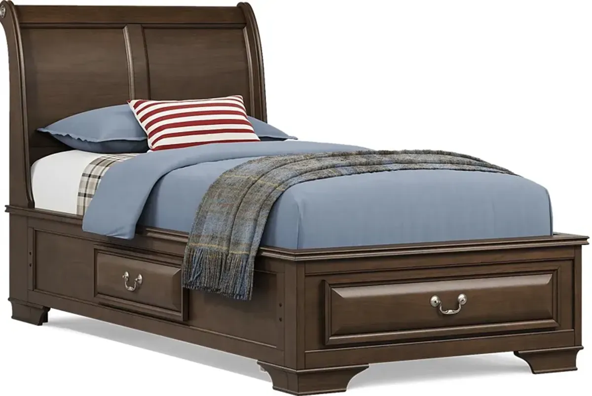 Kids Mill Valley Jr. Cherry Twin Storage Bedroom