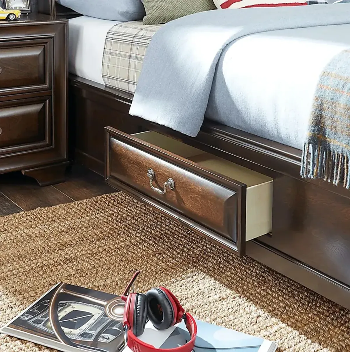 Kids Mill Valley Jr. Cherry Twin Storage Bedroom
