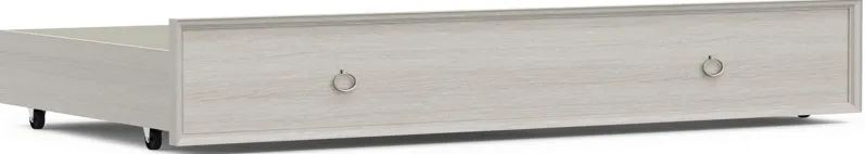 Kids Vivien Wirebrush Gray Twin Storage Trundle