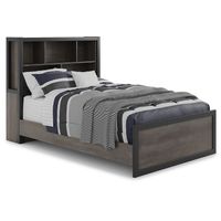 Kids Colefax Avenue Gray 3 Pc Full Bookcase Bed