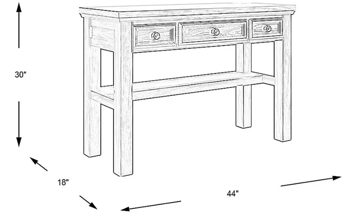 Kids Canyon Lake Ash Gray Desk