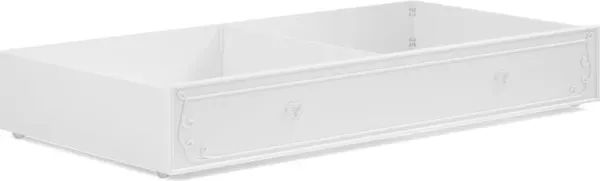 Disney Princess White Twin Storage Trundle