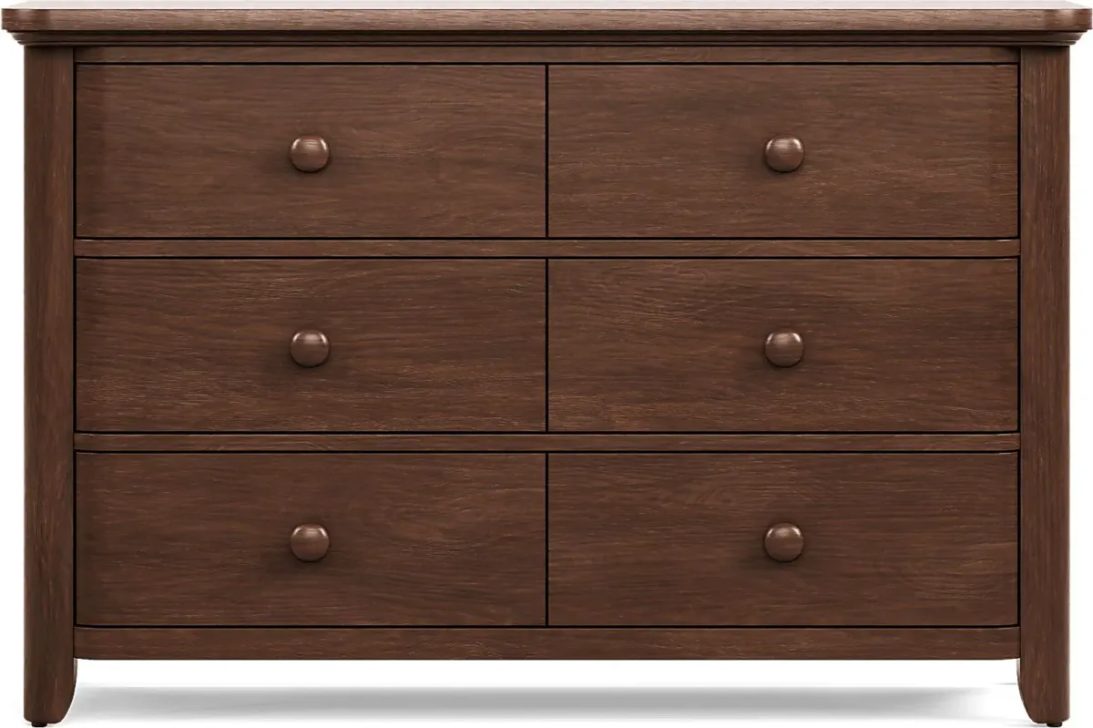 Kids South Bend Brown Cherry Twin Poster Bedroom