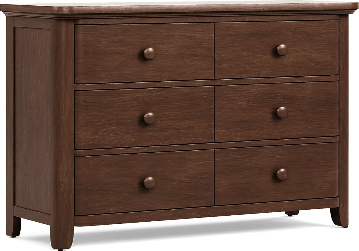 Kids South Bend Brown Cherry Twin Poster Bedroom
