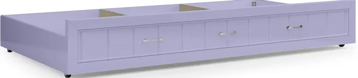 Kids Cottage Colors Lavender Twin Storage Trundle