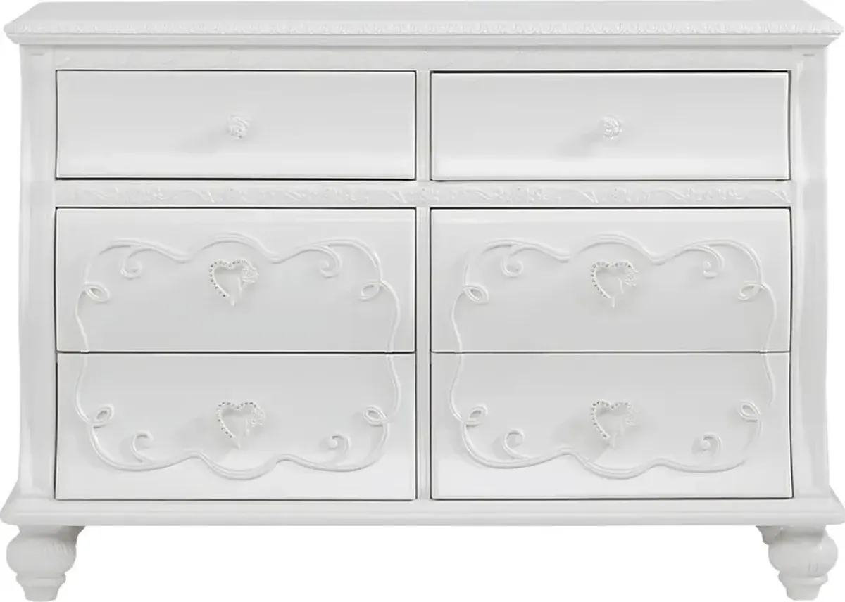 Disney Princess Dreamer White Dresser