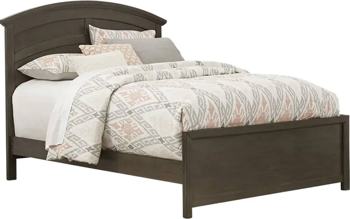 Kids Santa Cruz Gray Full Panel Bed