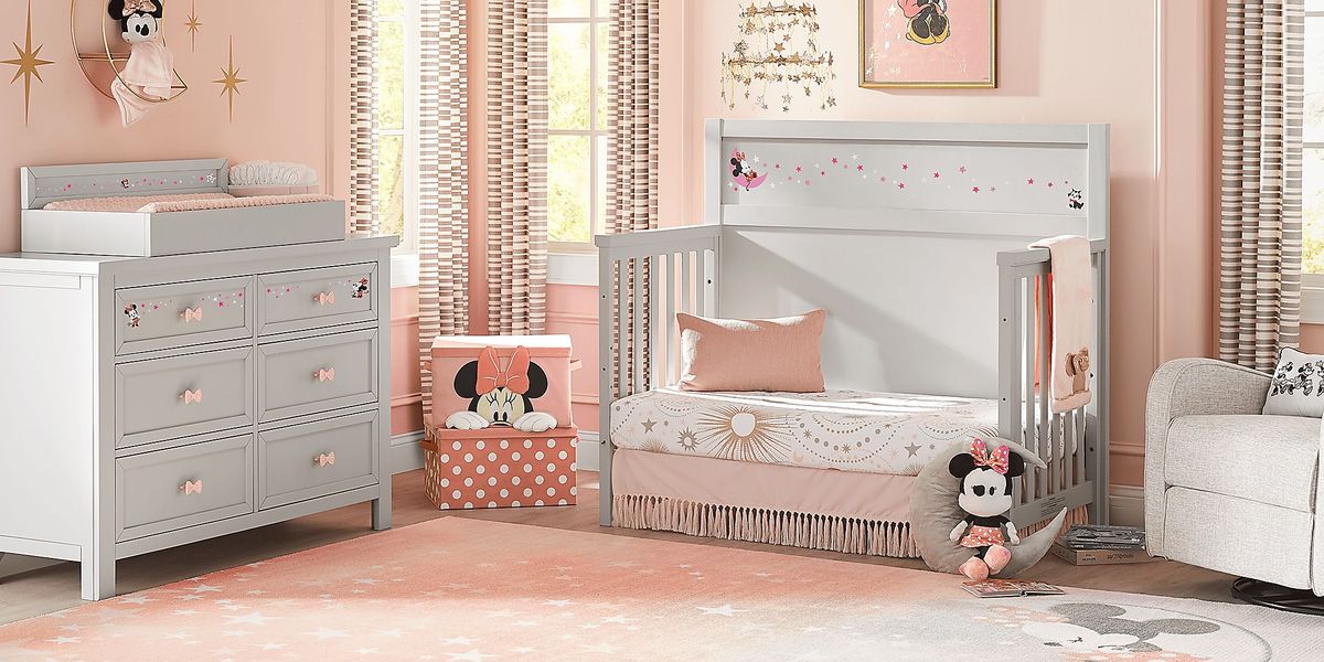 Starry Dreams with Minnie Mouse Gray 5 Pc Nursery