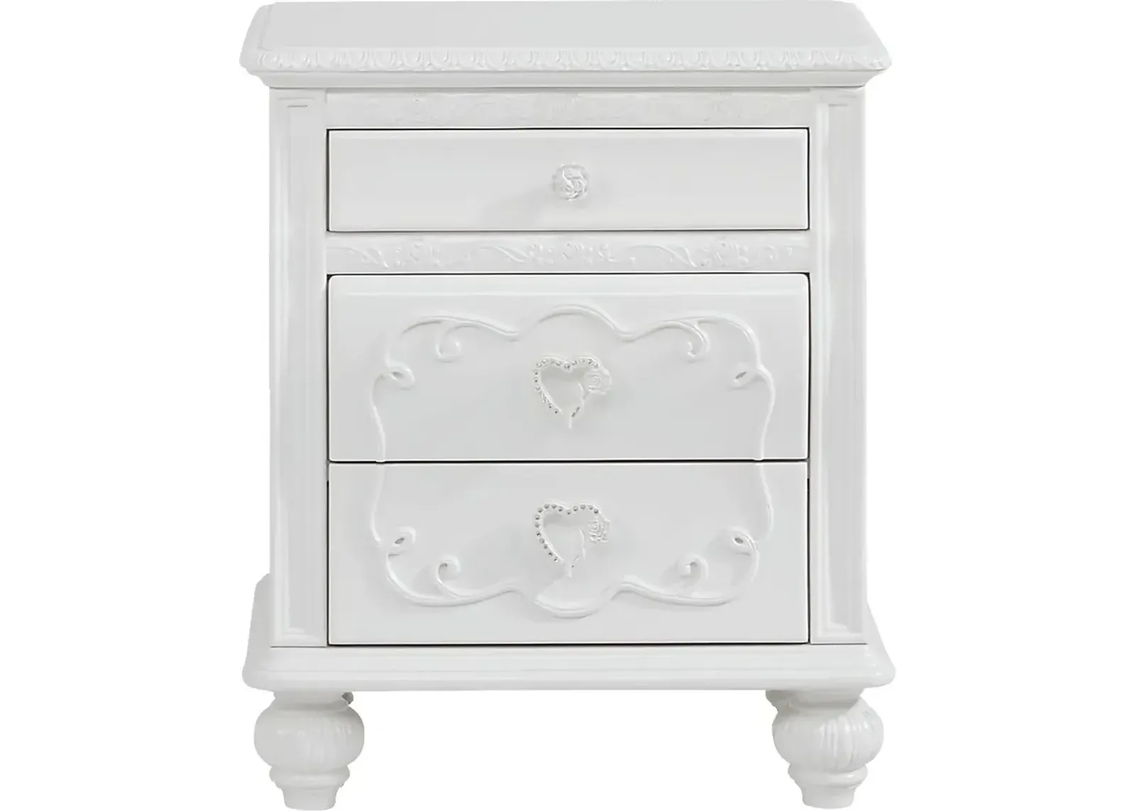 Disney Princess Dreamer White Nightstand