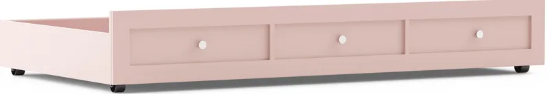 Kids Modern Colors Pink Twin Storage Trundle