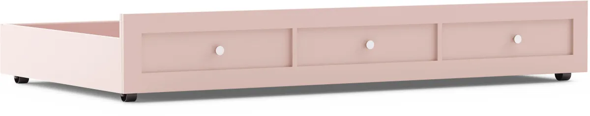 Kids Modern Colors Pink Twin Storage Trundle