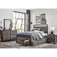 Kids Colefax Avenue Gray 5 Pc Full Panel Bedroom