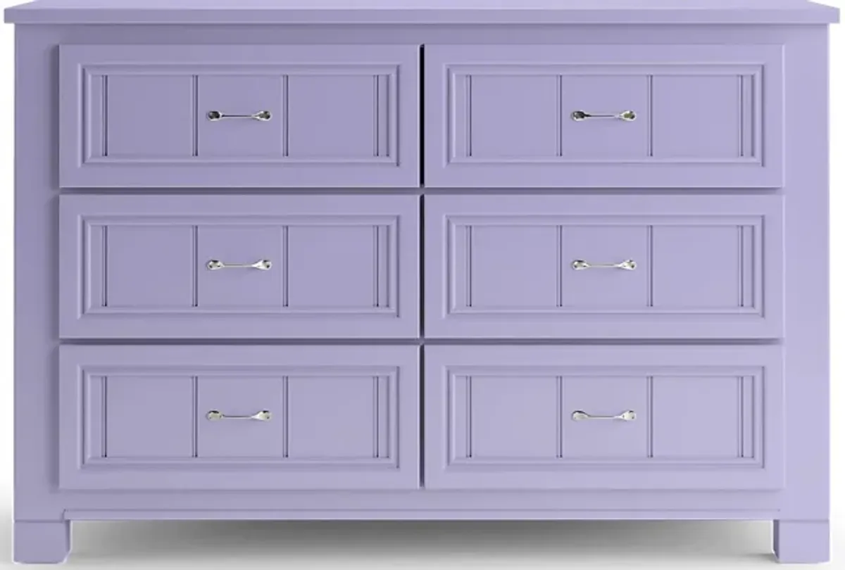 Kids Cottage Colors Lavender Dresser