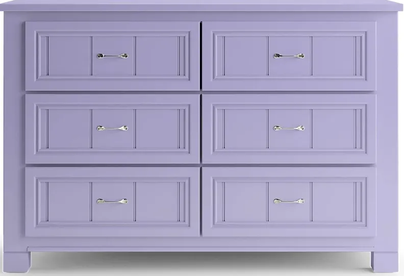 Kids Cottage Colors Lavender Dresser