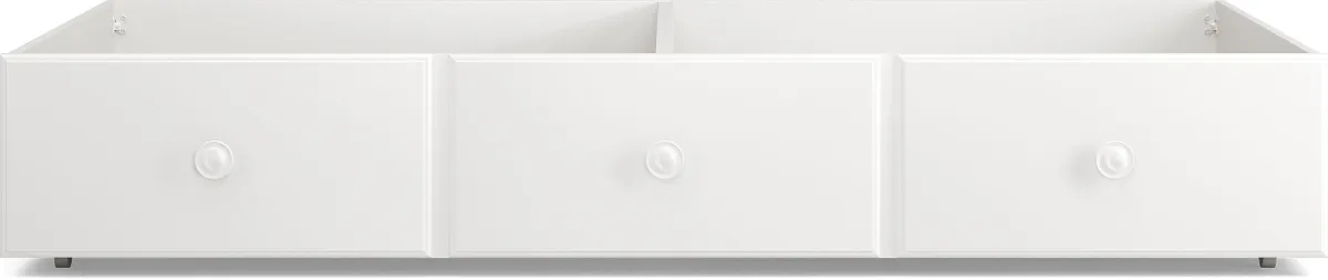 Kids San Simeon White Twin Storage Trundle
