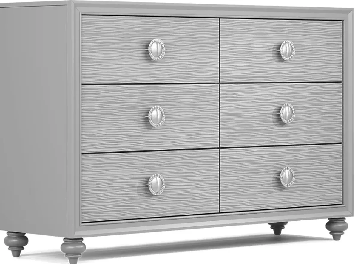 Kids Evangeline Silver Dresser