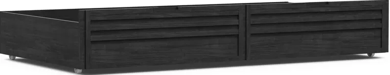 Kids Northridge Drive Charcoal Twin Storage Trundle