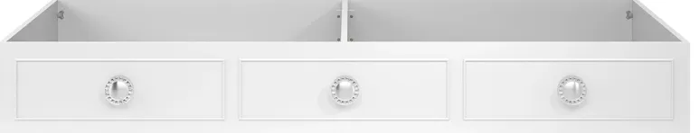 Kids Evangeline White Twin Storage Trundle