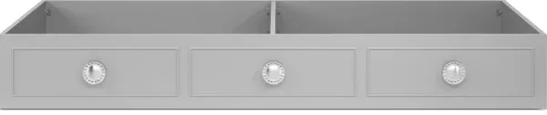 Kids Evangeline Silver Twin Storage Trundle