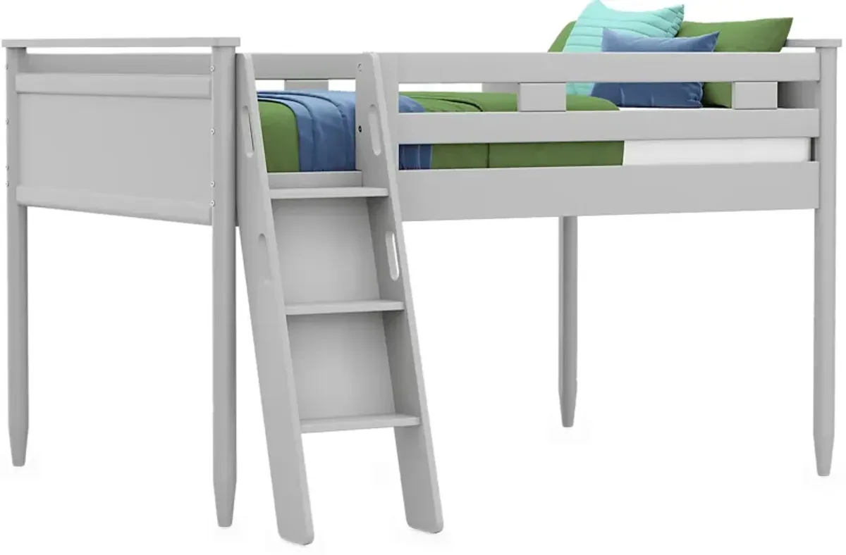 Kids Modern Colors Light Gray Full Loft