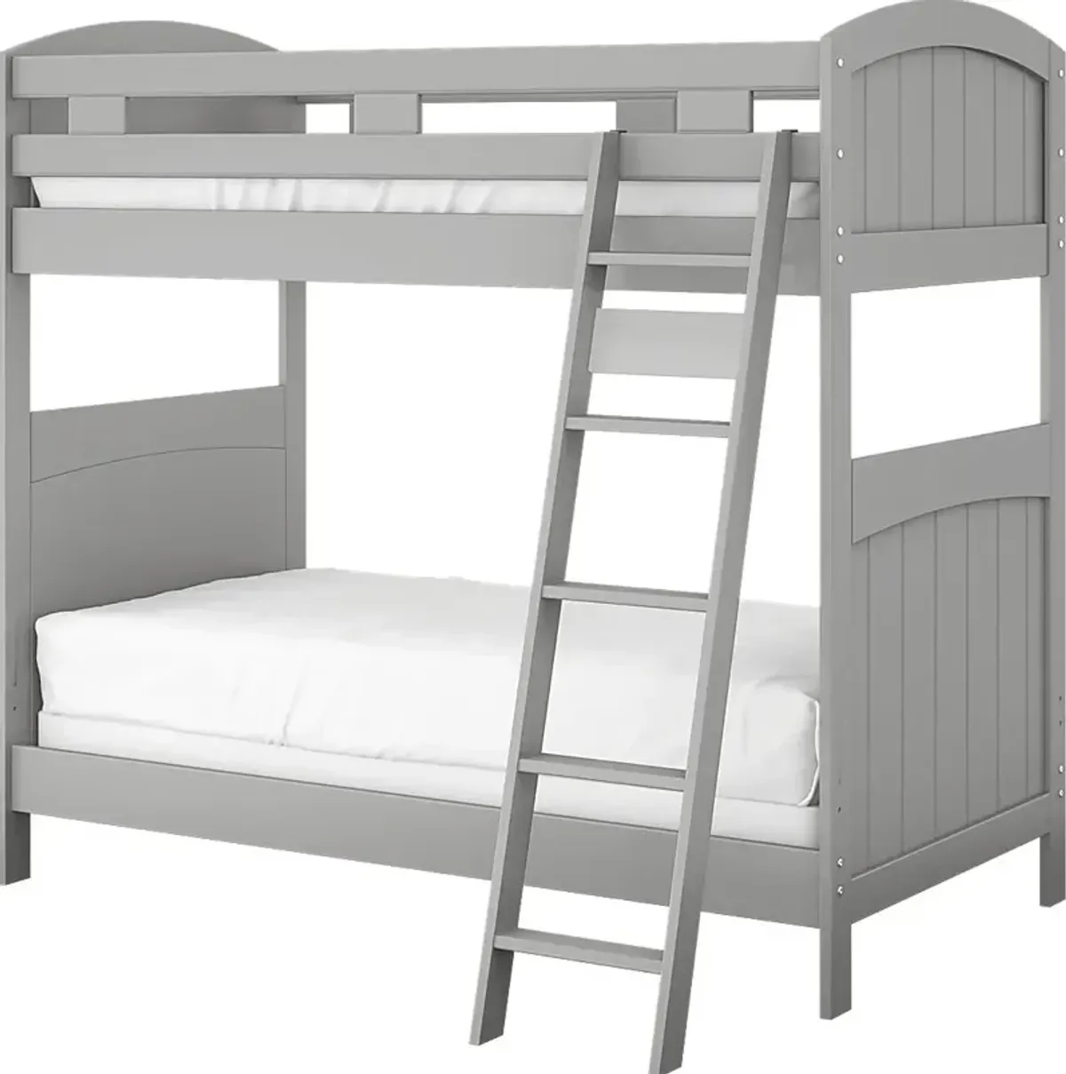 Kids Cottage Colors Gray Twin/Twin Bunk Bed