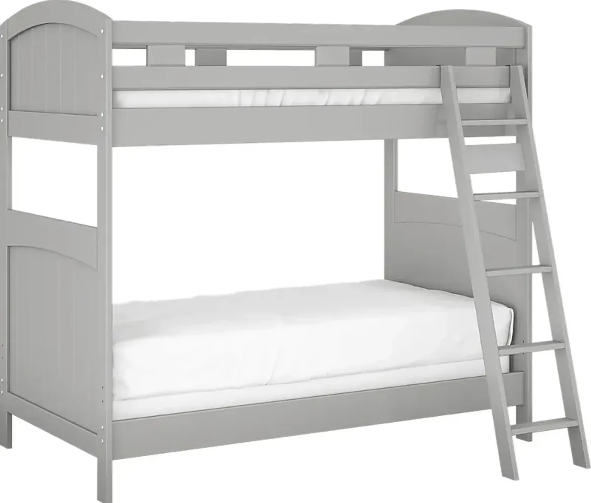 Kids Cottage Colors Gray Twin/Twin Bunk Bed