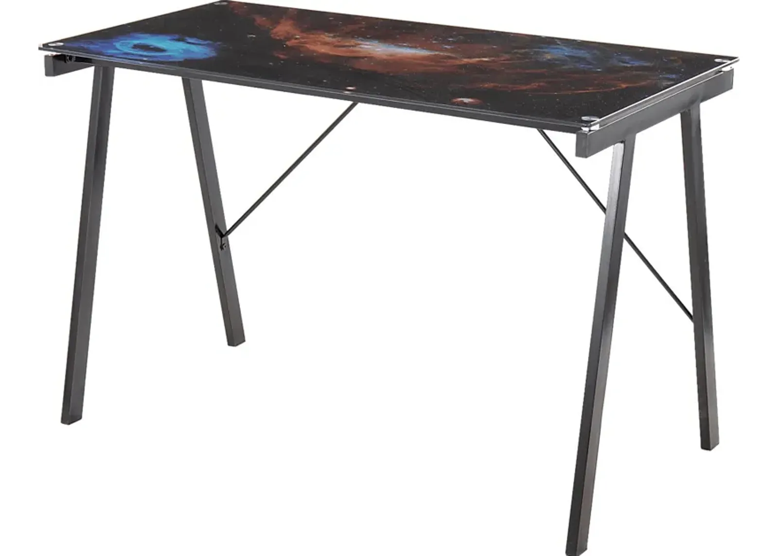 Kids Space Black Graphic Desk